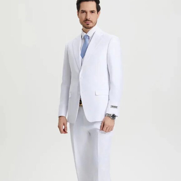 Men´s Two Button Vested Stacy Adams Basic Designer...